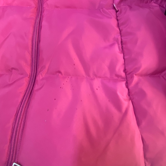 Women’s Guess Pink Puffer Large Jacket - Picture 3 of 4
